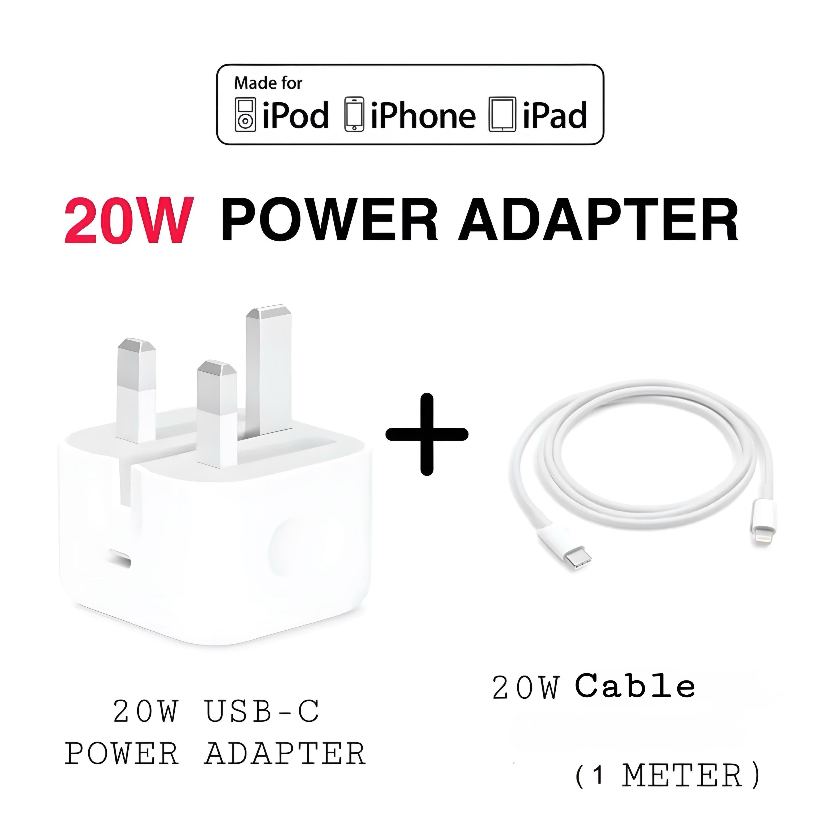 20W USB-C Power Adapter 3 PIN
