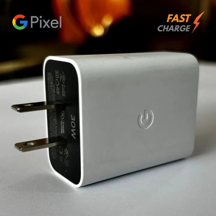 Googel Pixel 30w Charger with Type C Fast Charging Cable | Google 30 watt Charger support repidly charge