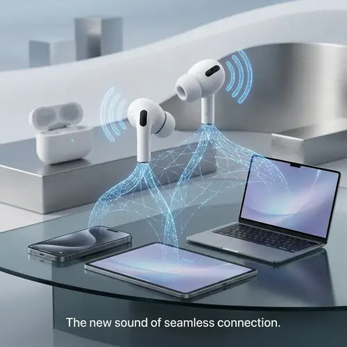 Airpods Pro 2 With Slicon Pouch TWS Wireless Earbuds